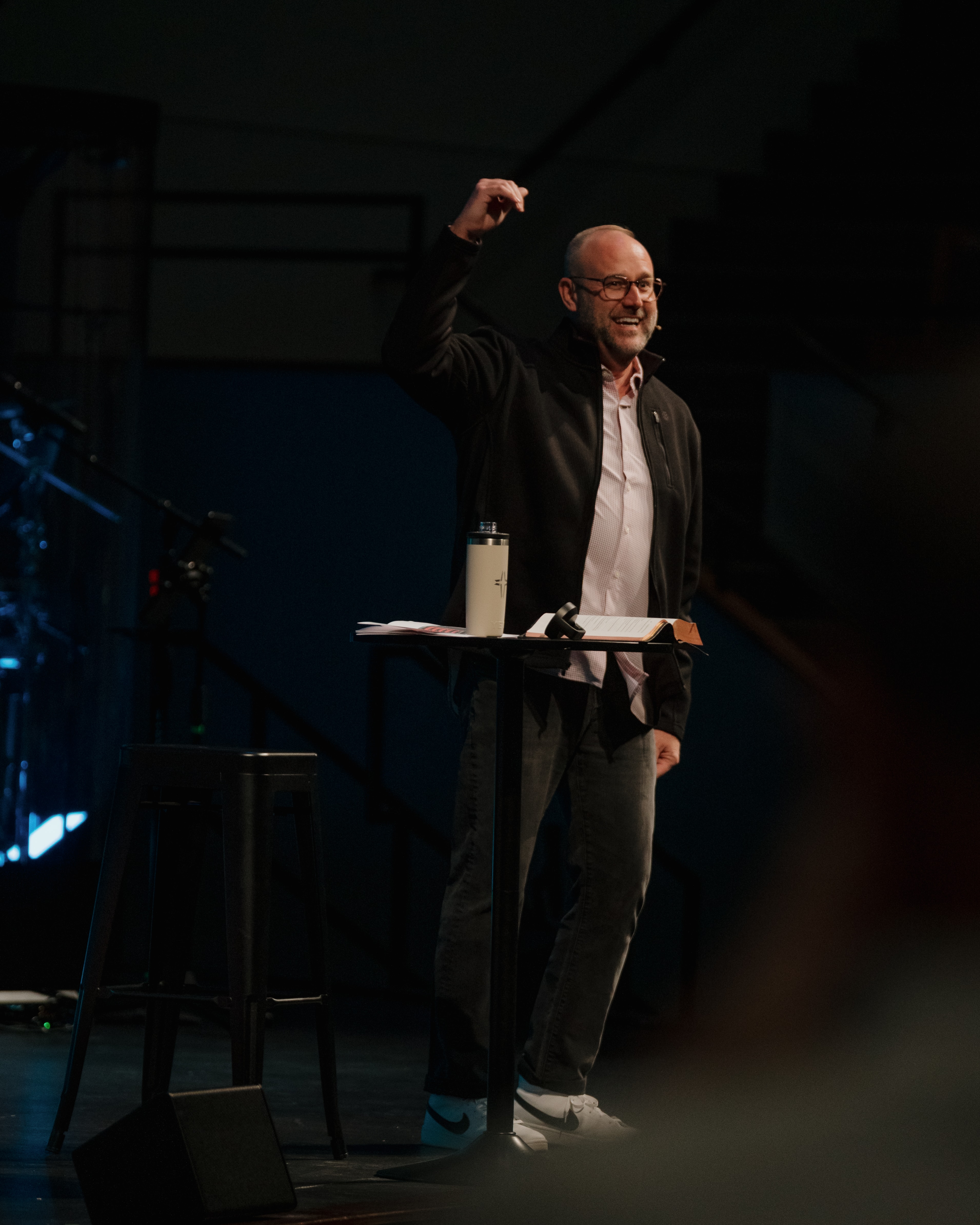 Pastor Dave Tilma teaching